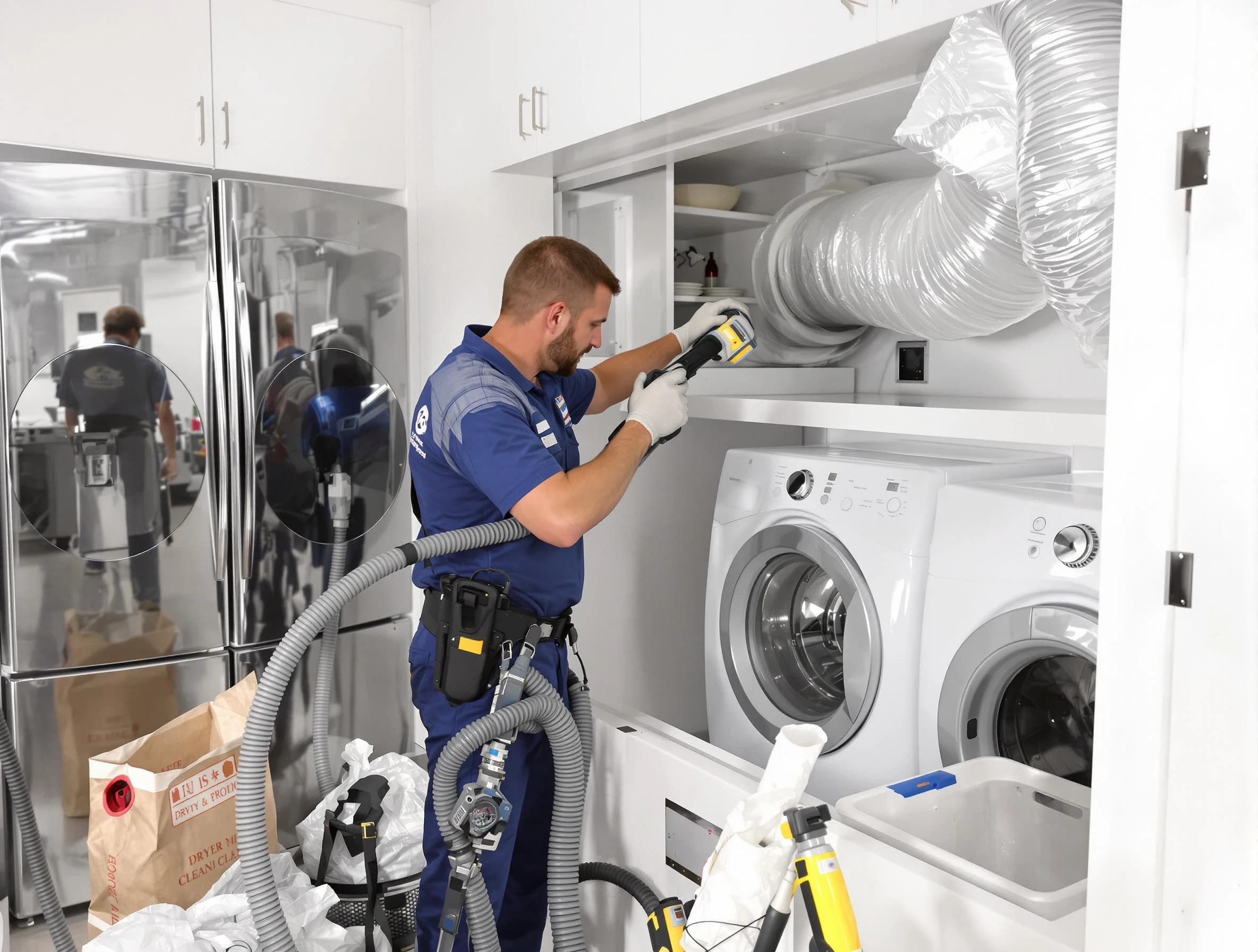 Professional duct cleaning by Franklin Dryer Vent Cleaning in Franklin