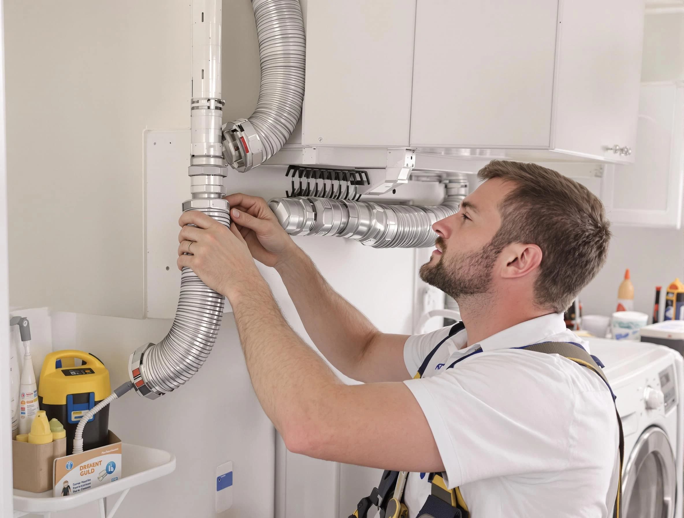 Professional dryer vent repair and installation by Franklin Dryer Vent Cleaning in Franklin