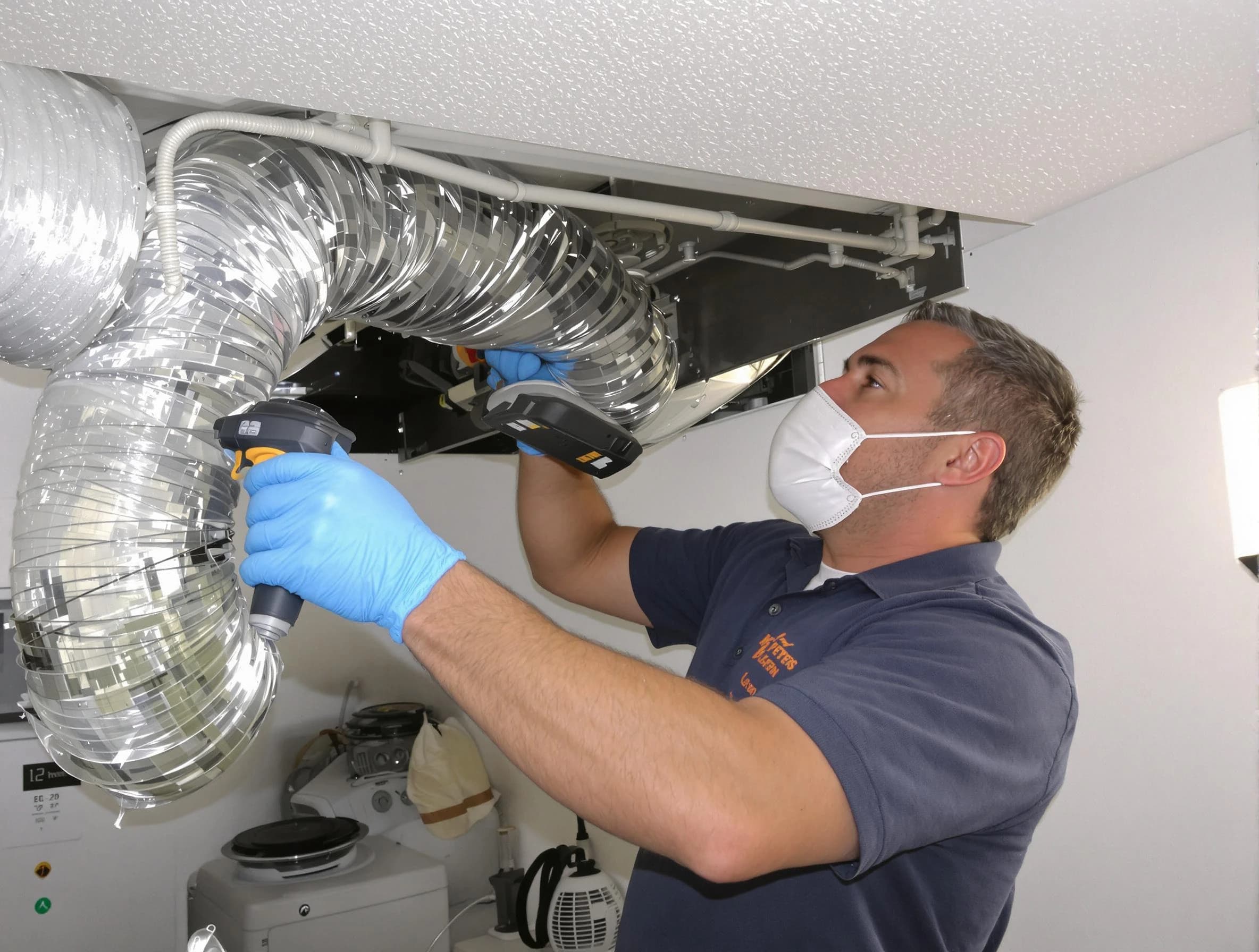 Franklin Dryer Vent Cleaning professional performing thorough residential dryer vent cleaning in Franklin