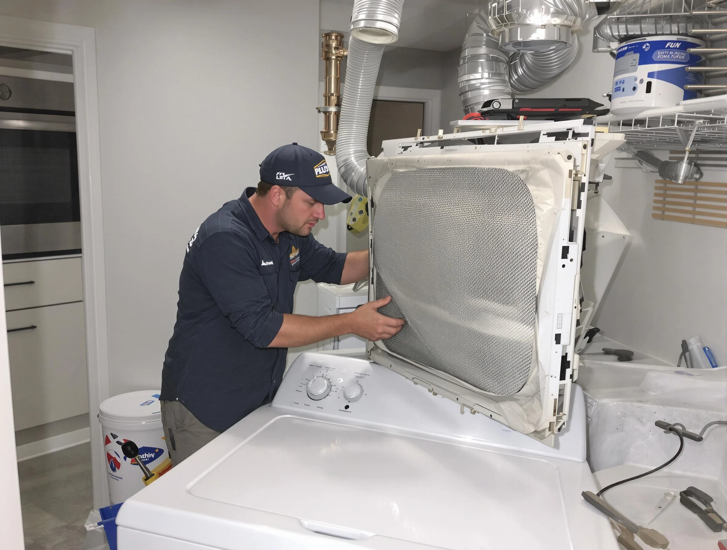 Expert vent cover replacement by Franklin Dryer Vent Cleaning in Franklin